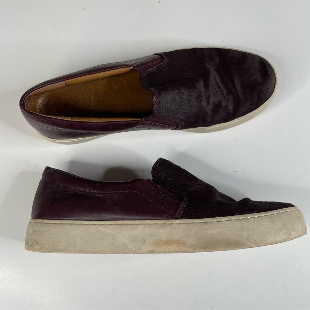 Frye Gemma Calf‎ Hair Slip On Shoes Size 8.5